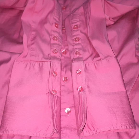 Thomas Pink Size  10 Pink stretch Top EUC - Picture 2 of 8